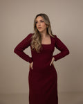 ENDLESS dress Burgundy